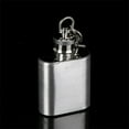 thumbnail image 3 of AMAZING FASHION Stainless Steel Silver Hip Flask Flagon Premium Delicate Elegant Leak Proof Portable for Liquor White Whiskey Wine Vodka, 3 of 8