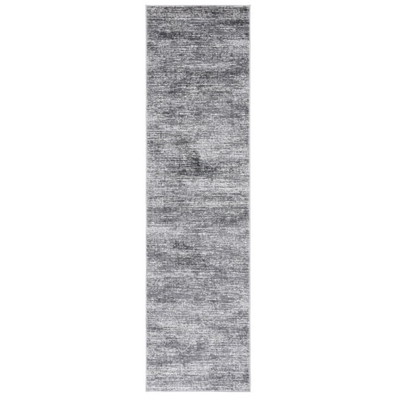 SAFAVIEH Shivan Kian Abstract Runner Rug, Grey/Dark Grey, 2'2" x 8'
