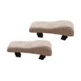 thumbnail image 2 of Almohadillas de reposapiés de silla de oficina almohadillas de brazo de algodón lino de algodón cómodo y espeso amortiguación aumentando almohada de Café beige, 2 of 8