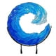 thumbnail image 1 of Escultura de ola oceánica, adornos de ola azul, arte oceánico para decoración de escritorio, 1 of 8