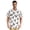 Black Rooster, variant on Men's Short Sleeve Button Down Shirt, Wrinkle Free Casual Summer Beach Vacation Tops, Brown Scottie Dog, S-3XL