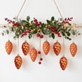 thumbnail image 5 of Christmas Pinecone Ornaments, 8 Pack Painted Plastic Hanging Pendants, Boxed Tree Decor, for Holiday Party, Xmas Tree Decor, 5 of 7