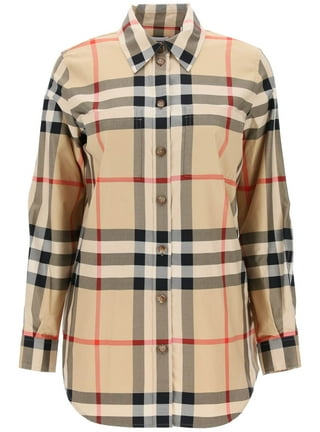 Burberry flannel cheap womens