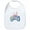 Cloud White, variant on CafePress - Video Game Controller With Bunny Ears Eas - Cute Cotton Cloth Baby Bib, Toddler Bib