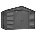thumbnail image 1 of Arrow Select 10 x 8 x 8 ft Charcoal Steel Storage Shed, 1 of 8