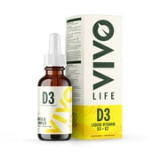 Vivo Life Vitamin D3 Complex, High Potency Health Supplement, 50ml, 100 Servings
