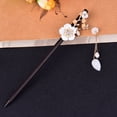 thumbnail image 2 of Miangastore Flower Hair Stick Ebony Dangle Tassel Hair Stick 1Pcs 7.1X1X1In, 2 of 9