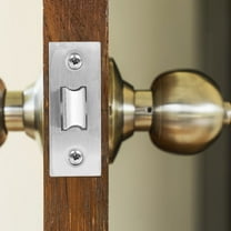 Soimiss Door Lock Deadbolt Tubular Mortice Latch Stainless Steel Golden 1Pack for Exterior Doors