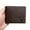 Coffee, variant on MING CLAN Durable Leather Bifold Wallet for Men, Black