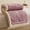 Purple, variant on Infidev Winter Blanket Soft Warm Solid Color Double Layer Sheep Blanket Nap Blanket 39.37x59.05in