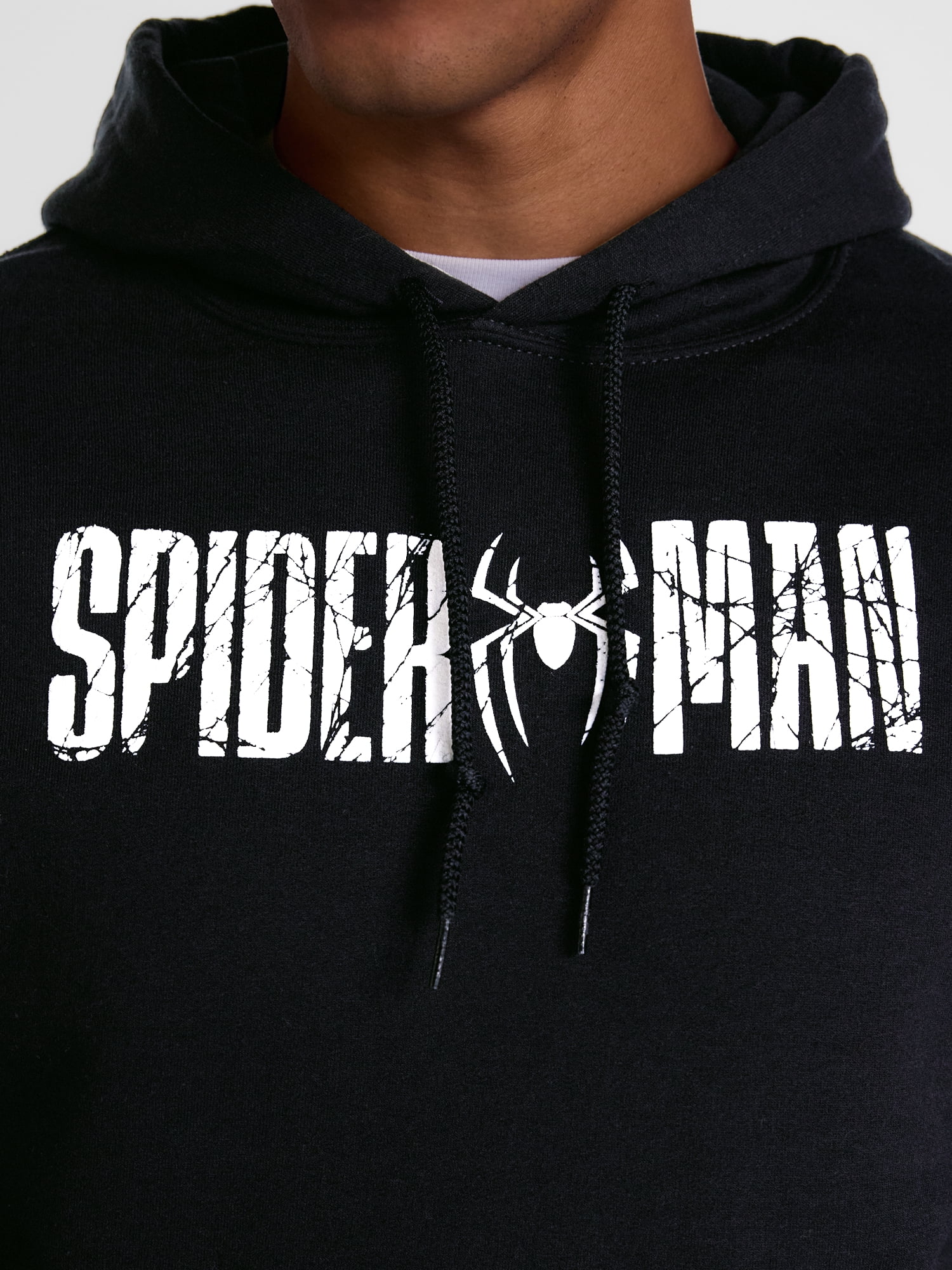 Marvel Spider-Man Men's and Big Men's Front Back Graphic Cotton Hoodie, Sizes S-3XL