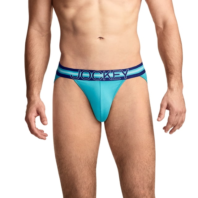 Jockey String Bikini en Microfibre pour Hommes avec Pochette de Stabilité Sportive