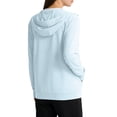 thumbnail image 3 of Women's UPF 50+ UV Sun Protection Clothing Zip Up Lightweight Hoodie Hiking Sun Shirt Sky Blue 4XL, 3 of 5