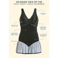 thumbnail image 4 of Swim 365 Women's Plus Size Twist-Front Swim Dress, 4 of 4
