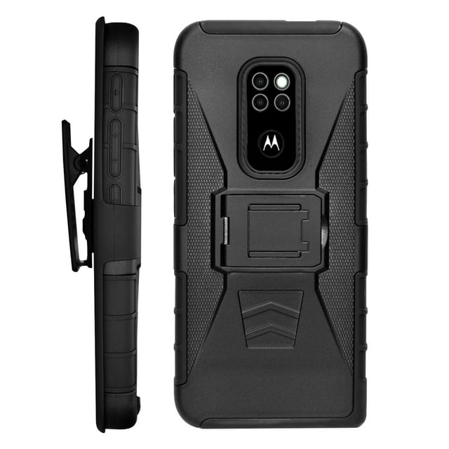 FUNDA USO RUDO 3 EN 1 MOSS MOTOROLA DEFY BLACK AA