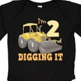 thumbnail image 4 of Inktastic I'm 2 and Digging It Bulldozer Boys or Girls Long Sleeve Baby Bodysuit, 4 of 5