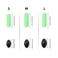 thumbnail image 5 of 300Pcs Soft Silicone Fishing Float Bobbers Stoppers Fishing Accessories Enduring, 5 of 9
