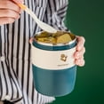 thumbnail image 4 of Stainless Steel Lunch Box With Spoon Bento Box Soup Cup Food Container Vaccum Cup For Kids School, 4 of 6
