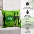 thumbnail image 3 of Green Clover Pilow Covers 20x20 Shamrock Lucky Charms Cushion Covers Saint Patricks Day Decorative Pillow Case for March Holiday Home Outdoor Decorations Set of 2, 3 of 6