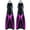 Hot Pink, variant on Tusa Vesna Scuba Dive Fin - X-Small - Black