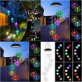 thumbnail image 3 of Led Color Changing Solar Wind Chime Light Waterproof Outdoor Windchime Butterfly Light Solar Hanging Lamp for Garden Decoration, 3 of 8