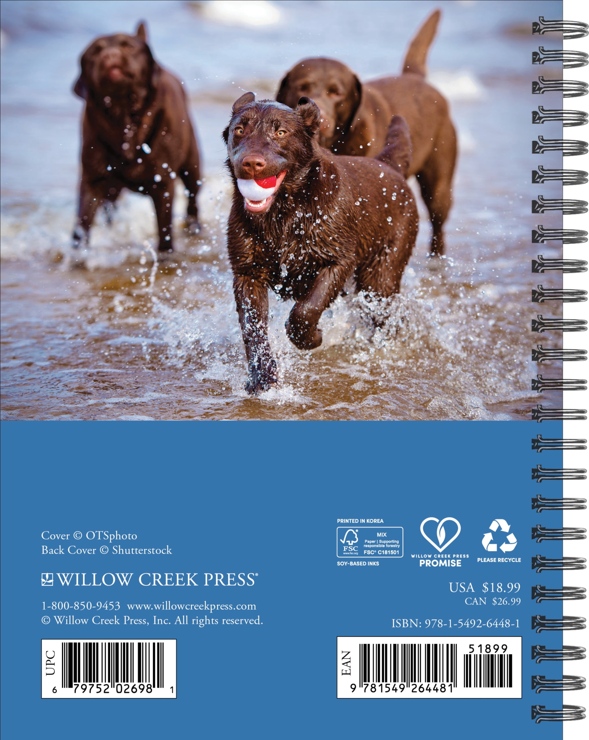 Willow Creek Press, What Labs Teach Us 2027 Engagement Calendar