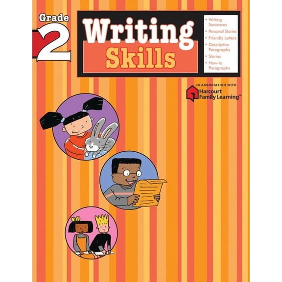 Flash Kids Harcourt Family Learning Writing Skills: Grade 2 (Flash Kids Harcourt Family Learning), (Paperback)