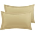 thumbnail image 1 of Unique Bargains Pillowcases Soft 1800 Microfiber Pillow Shams No Zipper, 1 of 9