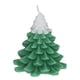 thumbnail image 1 of Velas con forma de árbol de Navidad, exquisitas decoraciones de mesa perfumadas, velas navideñas para dormitorio, habitación, blanco y verde, 1 of 5