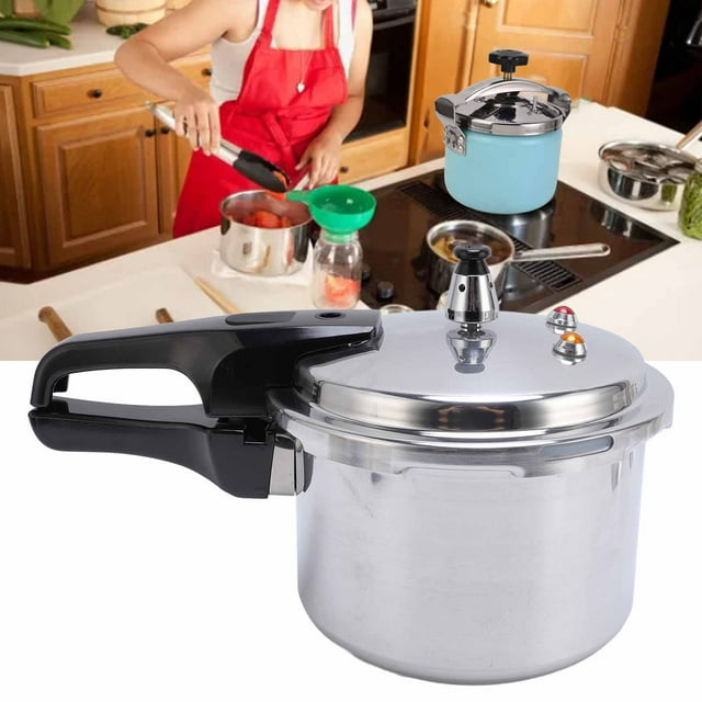 Large Capacity Pressure Cooker with Aluminium Alloy, Fast Cooking Pot, Pressure Canning Pot Cooker for Gas Stoves, Electric Induction Cookers, and Flat Top Stoves