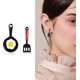 thumbnail image 2 of 1 Pair Ear Studs Funny Asymmetrical Alloy Fried Egg Pan Shovel Pendants Earrings for Gift for Women Girls Teens, 2 of 4