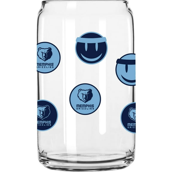 Memphis Grizzlies 16oz. Smiley Can Glass