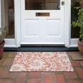 thumbnail image 6 of Addison Rugs Chantille Indoor/Outdoor Transitional Floral Salmon Washable Rectangle Rug, 1'8" x 2'6", 6 of 6