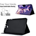 thumbnail image 7 of SaniMore for Samsung Galaxy Tab A 10.1 inch SM-T580/T585 Case, PU Leather Wallet Flip Case Auto Wake/Sleep Card Slots Multiple Viewing Angles Full Wrap Protective Fashion Case, Rabbit, 7 of 7