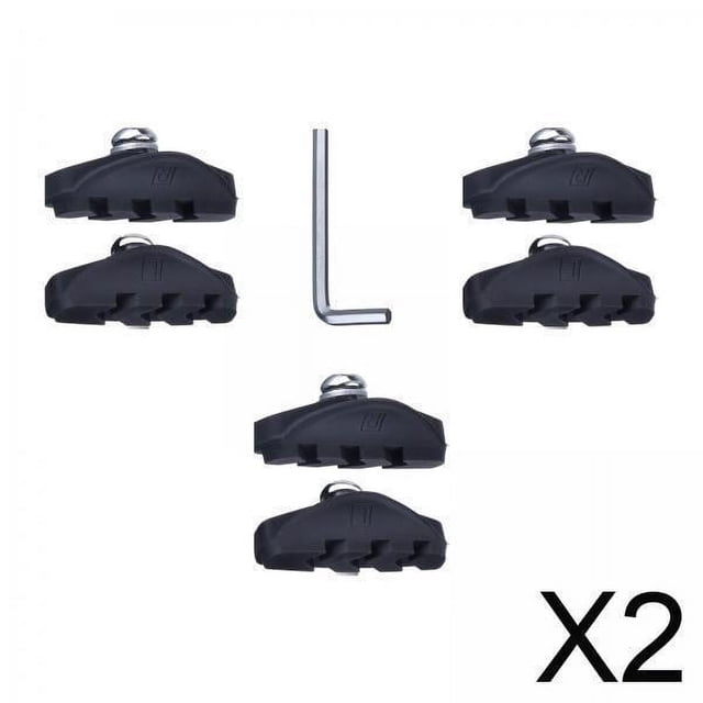 2xV Tipo Pastillas De Freno De Bicicleta Profesional Para Bicicleta De Carretera Bicicleta Plegable Bicicleta De Montaña 3 Pares