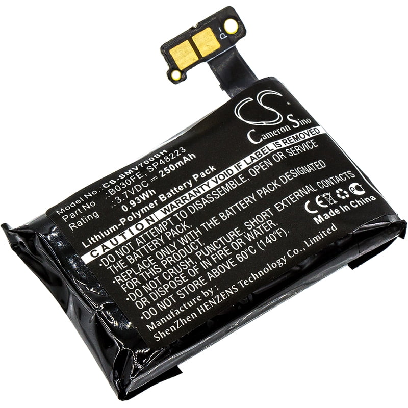 Replacement Battery For Samsung 3.7 250mAh / 0.93Wh Smartwatch Battery