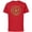 Red, variant on Marvel 85th Anniversary We Are Groot Captain America Shield - Short Sleeve Cotton T-Shirt for Adults - Customized-Athletic Heather