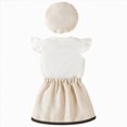 thumbnail image 4 of UAYOTSE Baby Girl Clothes Summer Outfits Newborn Ruffled Short Sleeve Tops Cute Skirt,Sizes 9-12 Months, 4 of 9