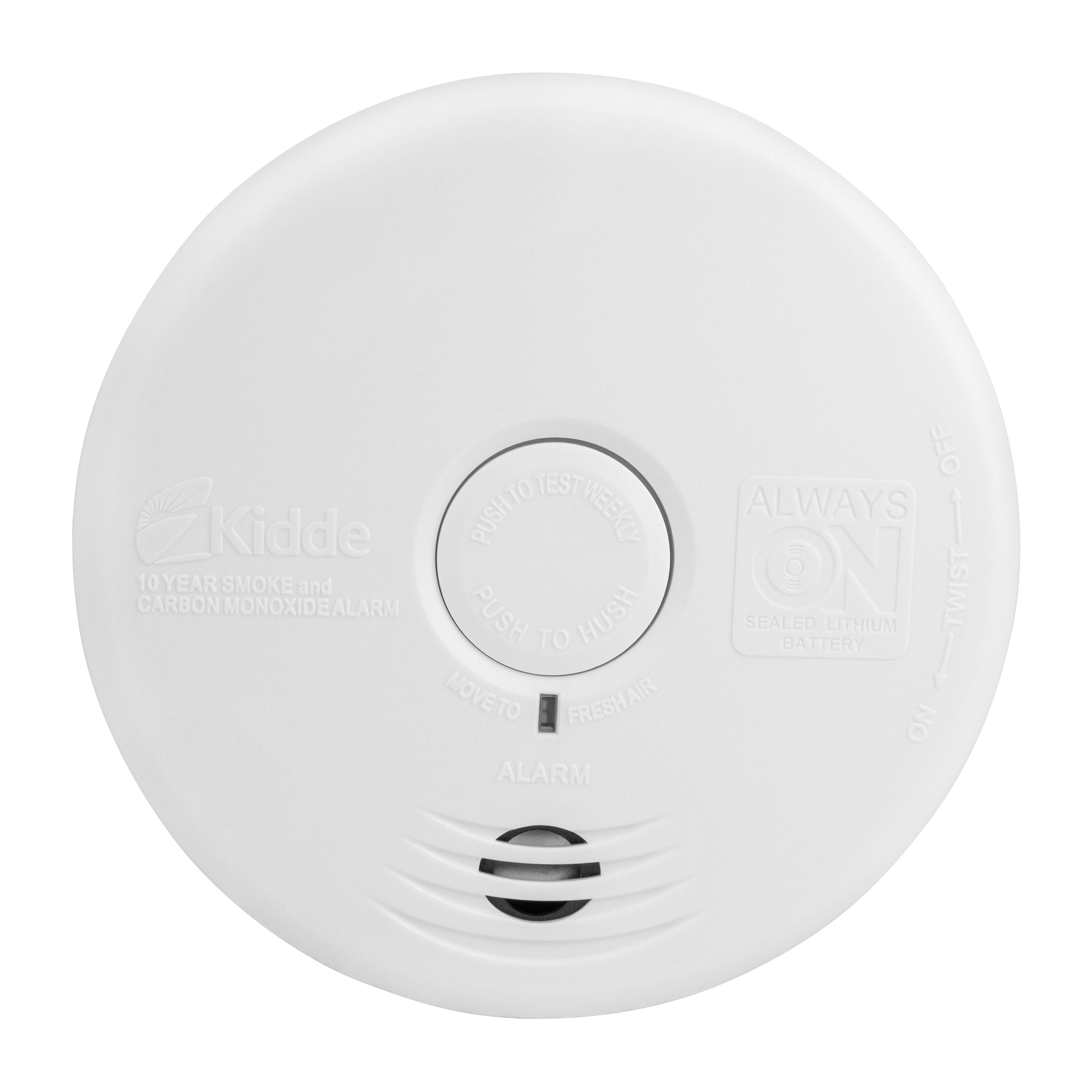 Kidde Kitchen Combination Smoke Carbon Monoxide Alarm 10-Year Lithium Battery