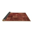 thumbnail image 2 of Ahgly Company Indoor Square Patchwork Brown Transitional Area Rugs, 7' Square, 2 of 4