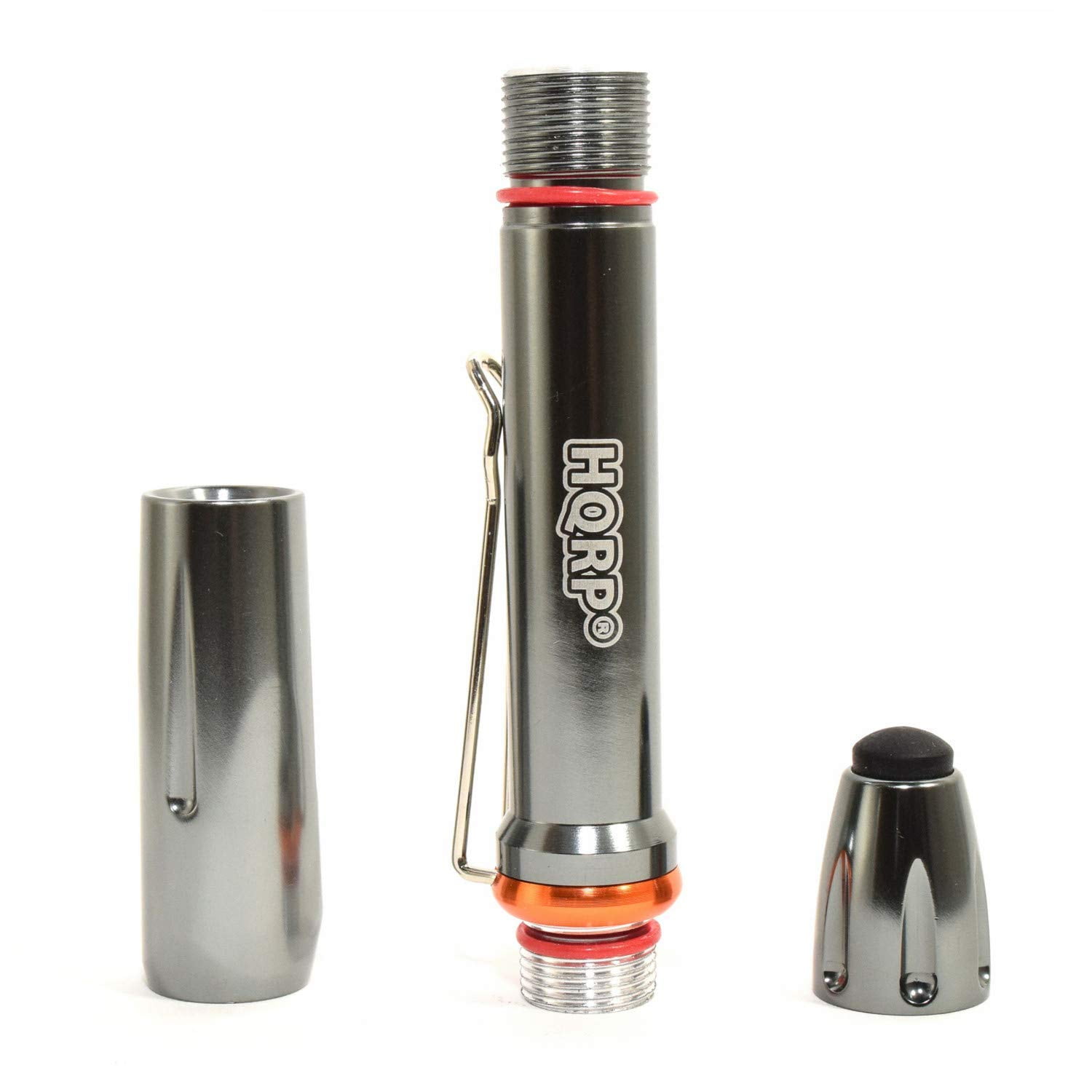 HQRP 365nm UV Blacklight Pen Flashlight - For Detecting Inks, Scorpions, Leaks, Minerals + Sun Meter - View #3