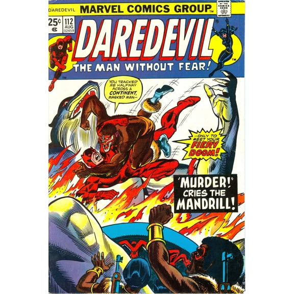 Daredevil #112 (with Marvel Value Stamp) VF ; Marvel Comic Book