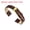 14mm Brown Band with Gold Buckle, variant on Multi-sizes Genuine Leather Band Flat Thin Elegant Leather Watch Strap 16mm Pink Band with Silver Buckle