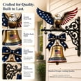 thumbnail image 5 of USA 250th Anniversary Patriotic Eagle Wall Bell – Metal Decorative Chime for 1776-2026 Celebration, Vintage American Liberty Decor for Home & Outdoor, 5 of 8
