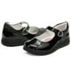 thumbnail image 2 of Zapato Escolar Para Niña Charol Negro Cómodos Antiderrapante negro 19, 2 of 6
