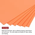 thumbnail image 4 of Uxcell 20 Pack EVA Foam Sheets Orange 7.8 Inch x 5.9 Inch 2mm Thick Crafts Foam EVA Sheets for Costumes, Crafts Projects, 4 of 6