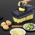 thumbnail image 3 of TidBay Vegetable Chopper 14-in-1 Kit Stainless Steel Onion Chopper with Container Veggie Cutter Kitchen Essential, 3 of 7
