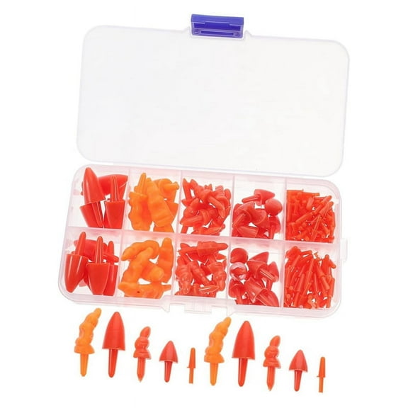 160 PCS Snow-Man Nose Set - DIY Carrot Nose for Snow-Man - Dolls & Christma- Decoration Accessories for Craft