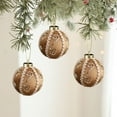 thumbnail image 4 of ToyKingdee Christmas Ball - Ivory Velvet Ornaments- Christmas Tree Decoration Christmas Ball Ornament Suitable for Xmas Ornament, Parties, 4 of 6