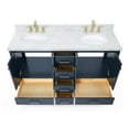 thumbnail image 7 of Ariel A061D-VO-GRY Cambridge 60" Free Standing Double Basin Vanity Set - Grey, 7 of 7